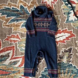 Old navy bunting suit.